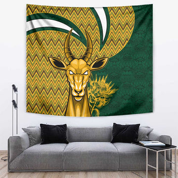 South Africa Rugby Tapestry - Come On Bokke, Champion World Cup LT01
