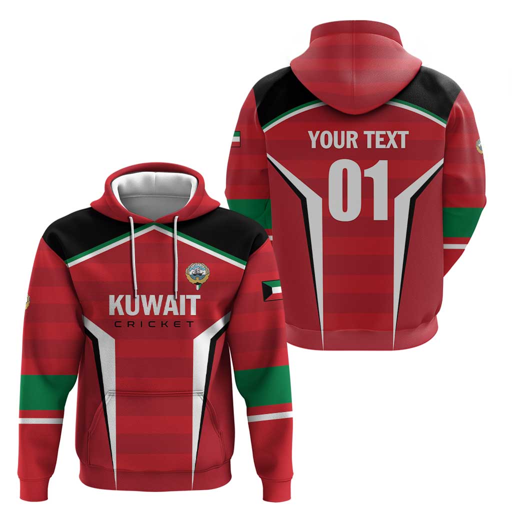 Custom Kuwait Cricket Hoodie Go Champions LT01