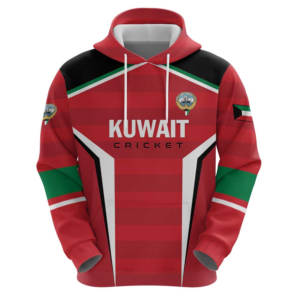 Custom Kuwait Cricket Hoodie Go Champions LT01