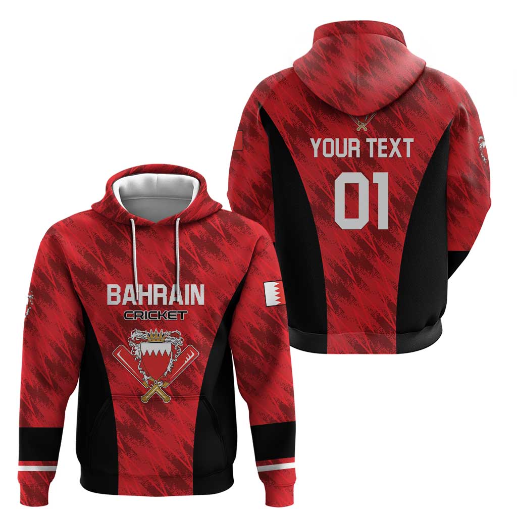 Custom Bahrain Cricket Hoodie Come On Team Bahrain LT01