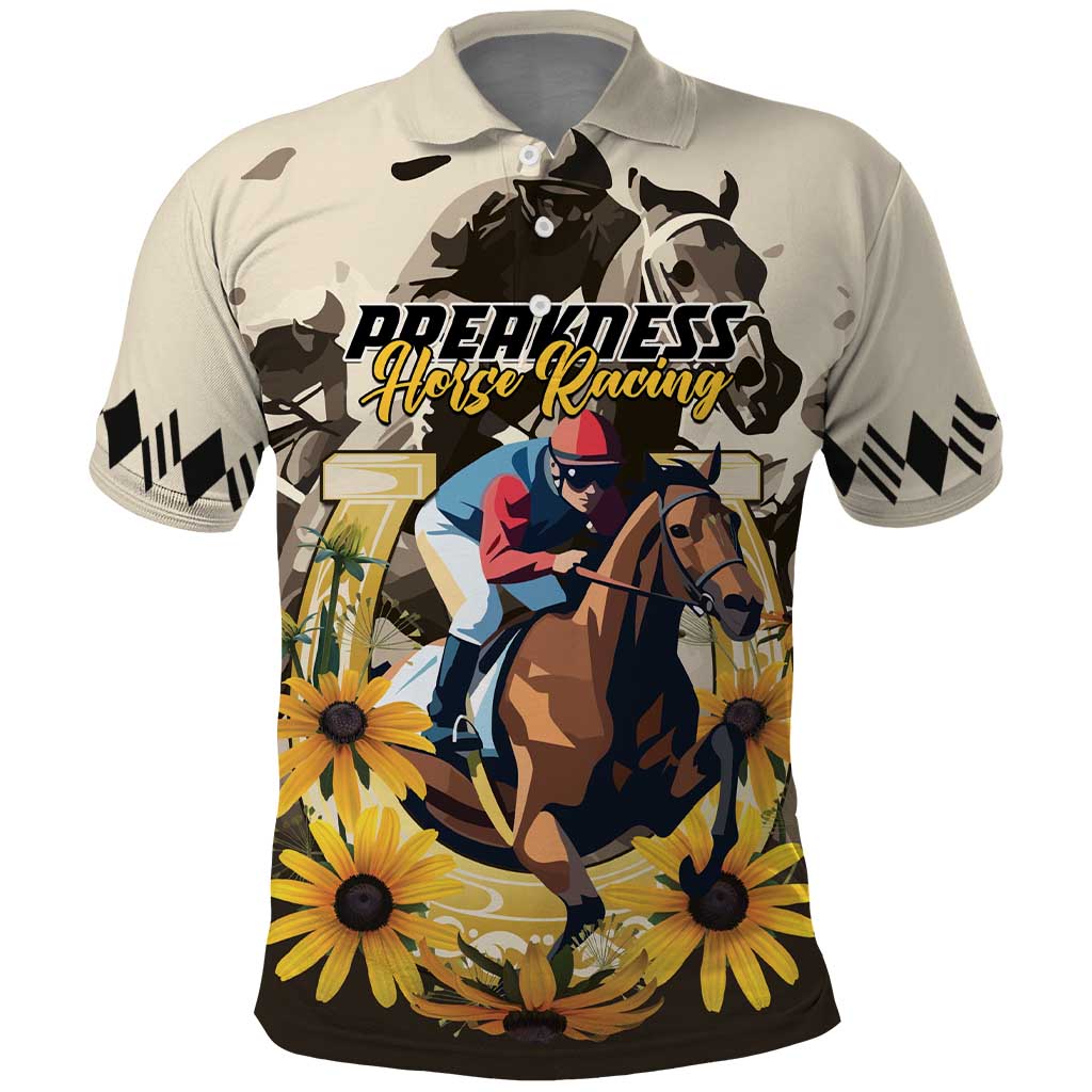 Personalized Preakness Horse Racing Polo Shirt Middle Jewel LT01