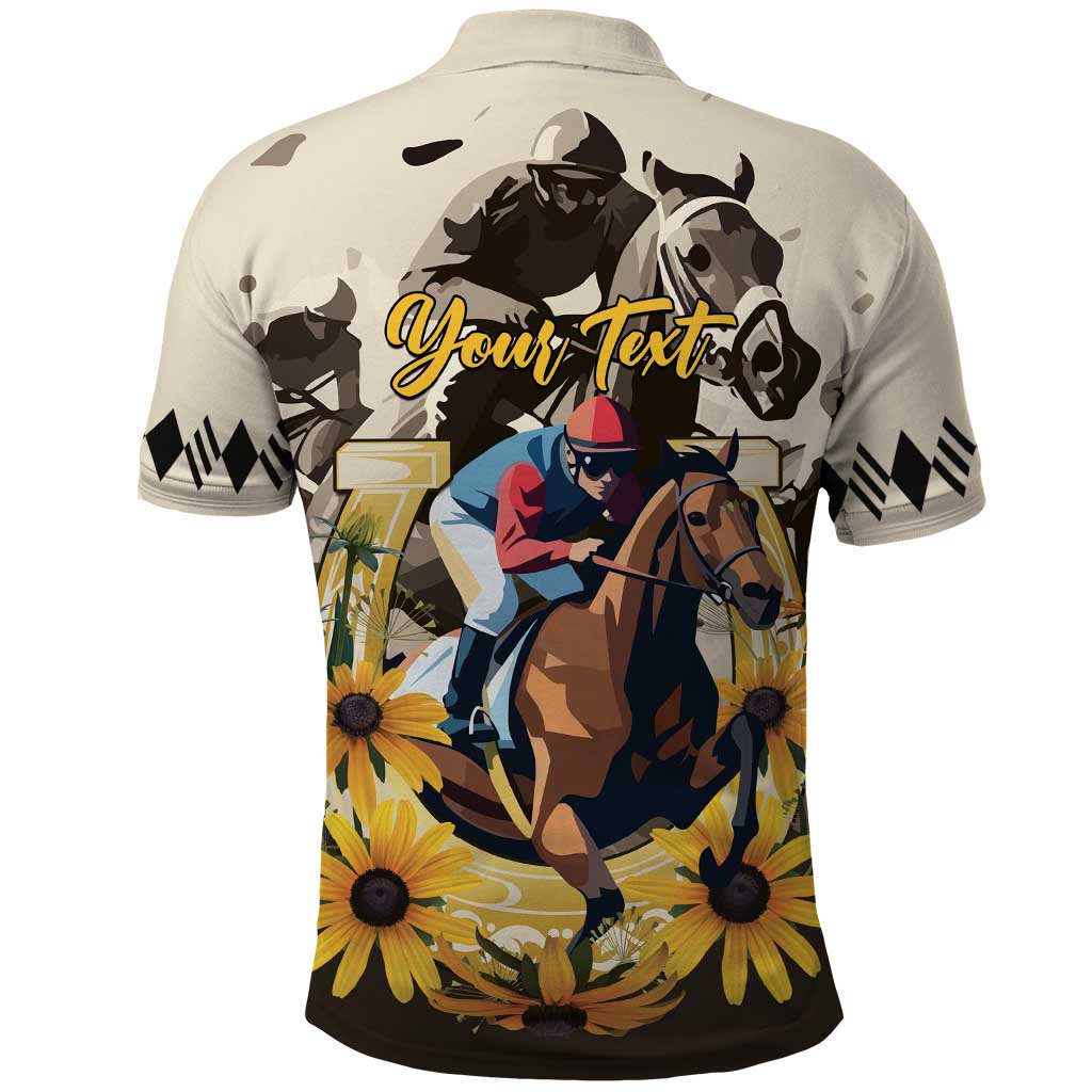 Personalized Preakness Horse Racing Polo Shirt Middle Jewel LT01