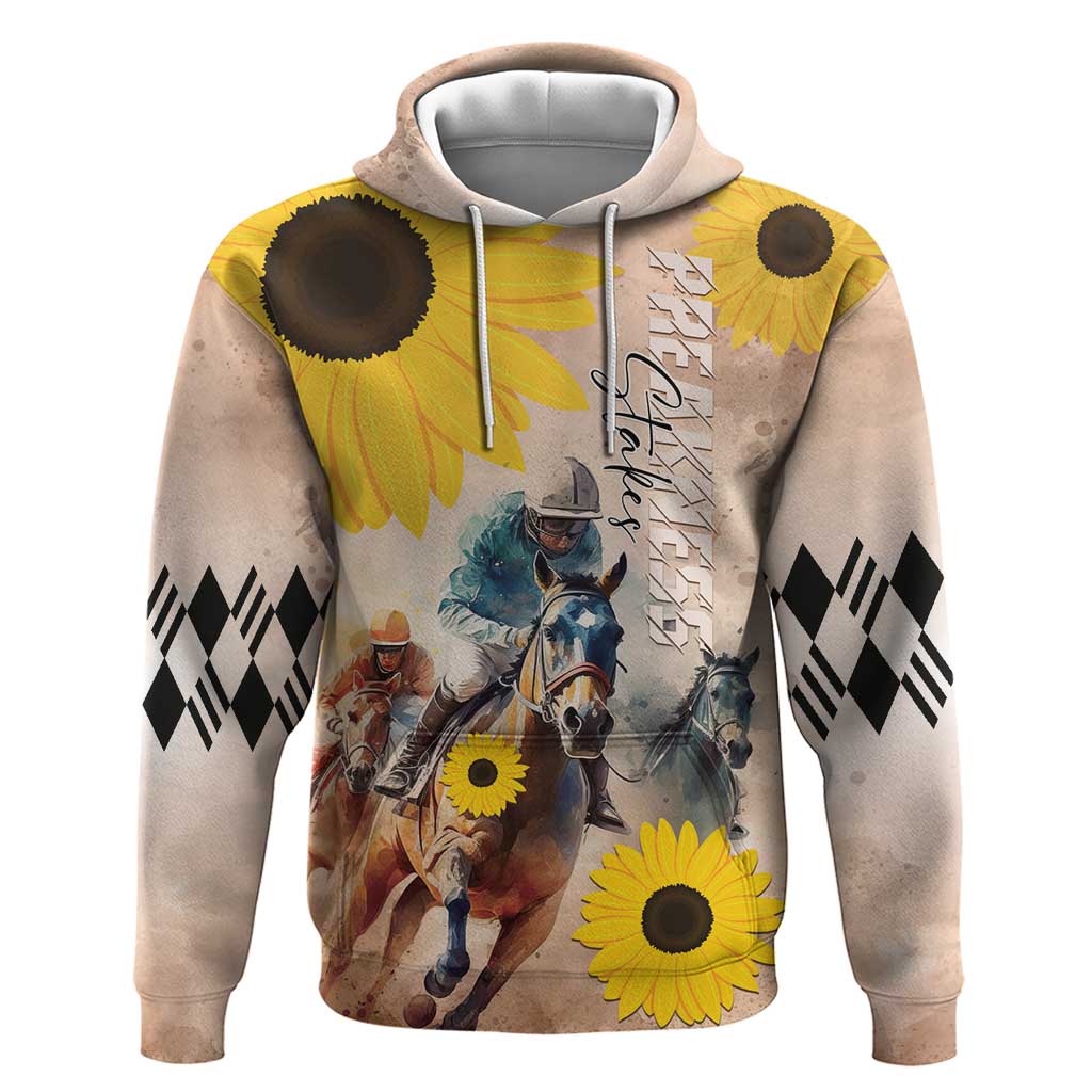 Personalized Preakness Horse Racing Hoodie Run for the Black Eyed Susans LT01