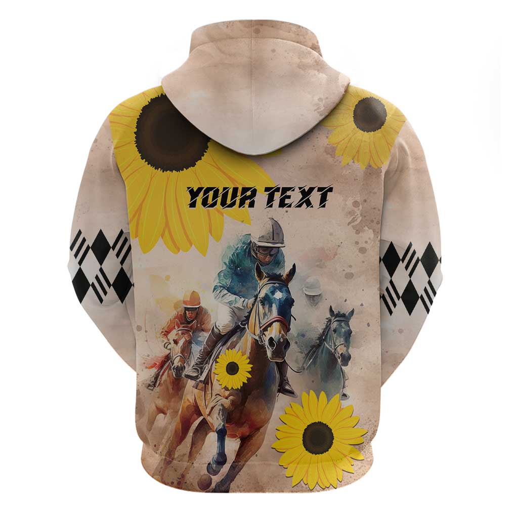 Personalized Preakness Horse Racing Hoodie Run for the Black Eyed Susans LT01