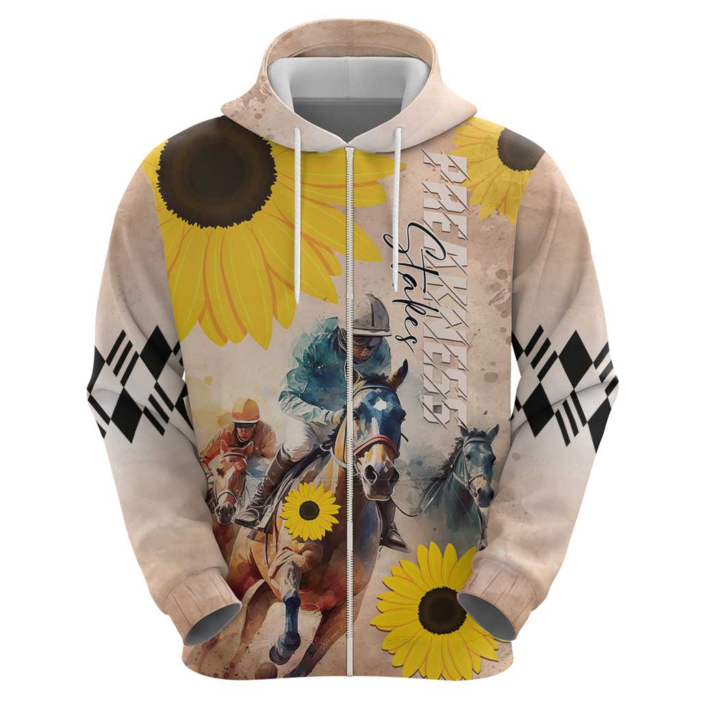 Personalized Preakness Horse Racing Hoodie Run for the Black Eyed Susans LT01