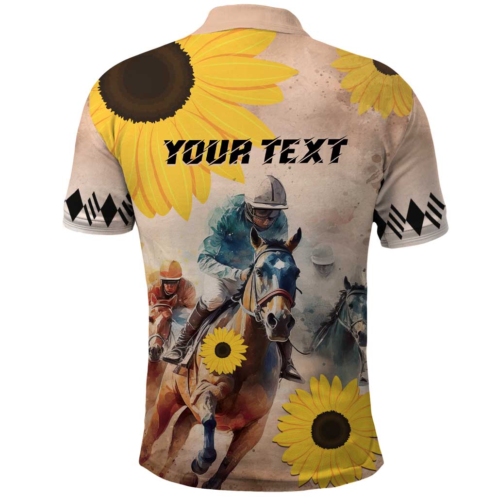 Personalized Preakness Horse Racing Polo Shirt Run for the Black Eyed Susans LT01