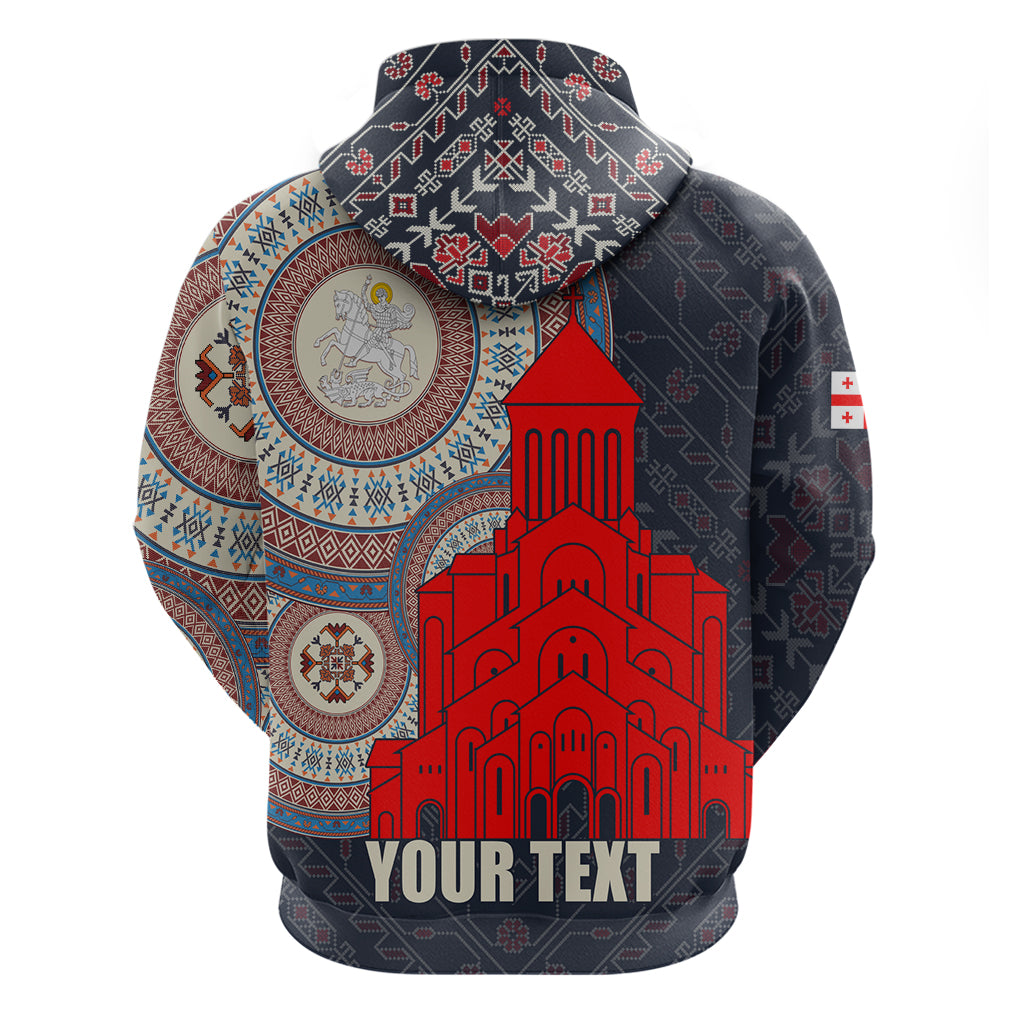 Georgia Independence Day Hoodie Holy Trinity Cathedral of Tbilisi LT01