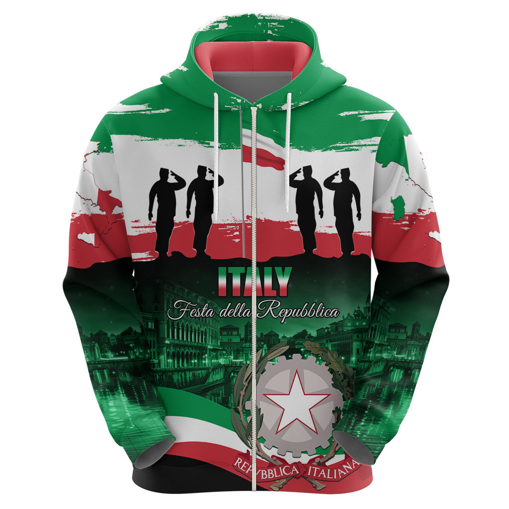 Italy Republic Day Hoodie Festa della Repubblica LT01