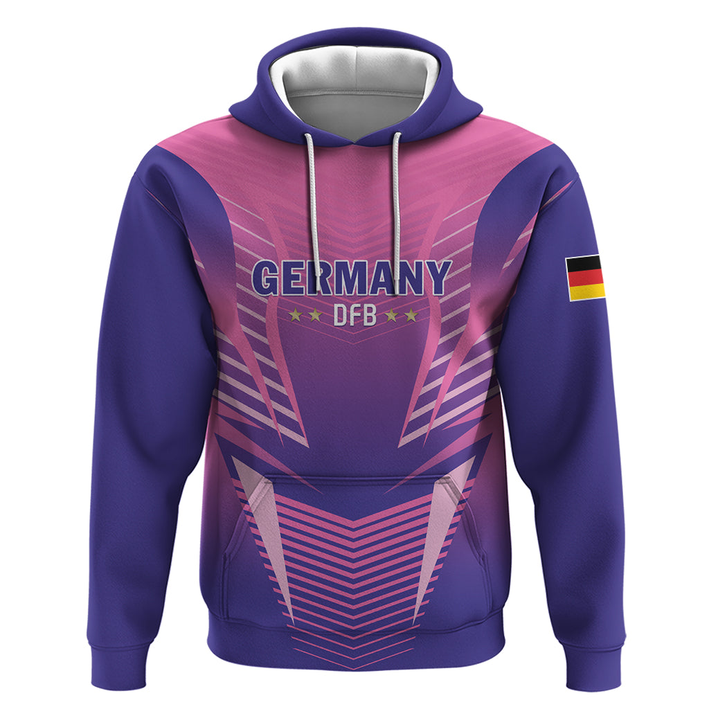 Personalized Germany 2024 Football Hoodie DFB Team Pink Version LT01