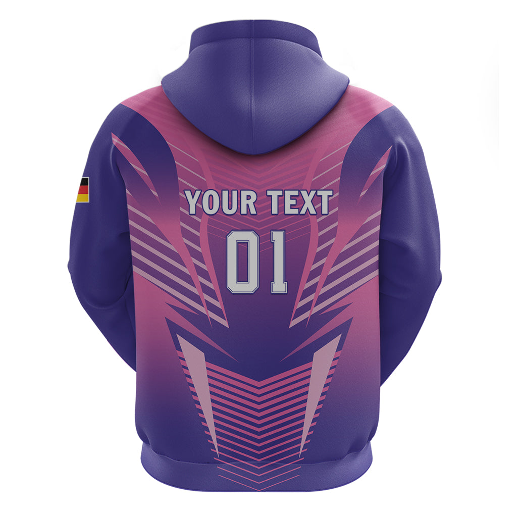 Personalized Germany 2024 Football Hoodie DFB Team Pink Version LT01