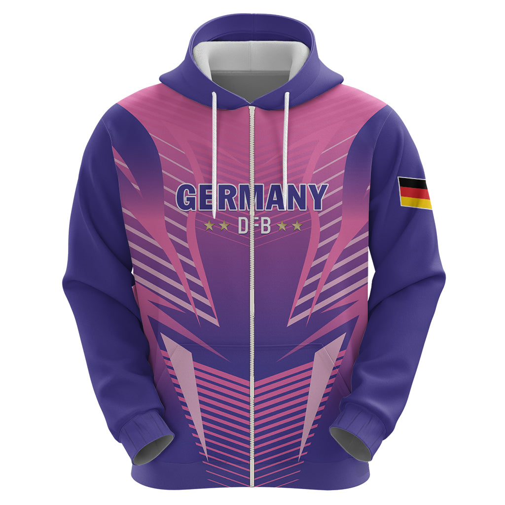 Personalized Germany 2024 Football Hoodie DFB Team Pink Version LT01