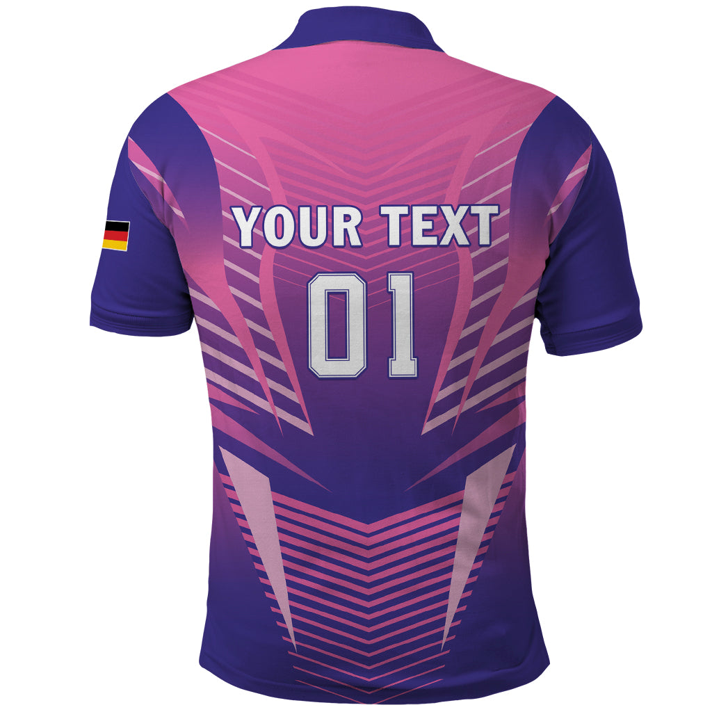 Personalized Germany 2024 Football Polo Shirt DFB Team Pink Version LT01
