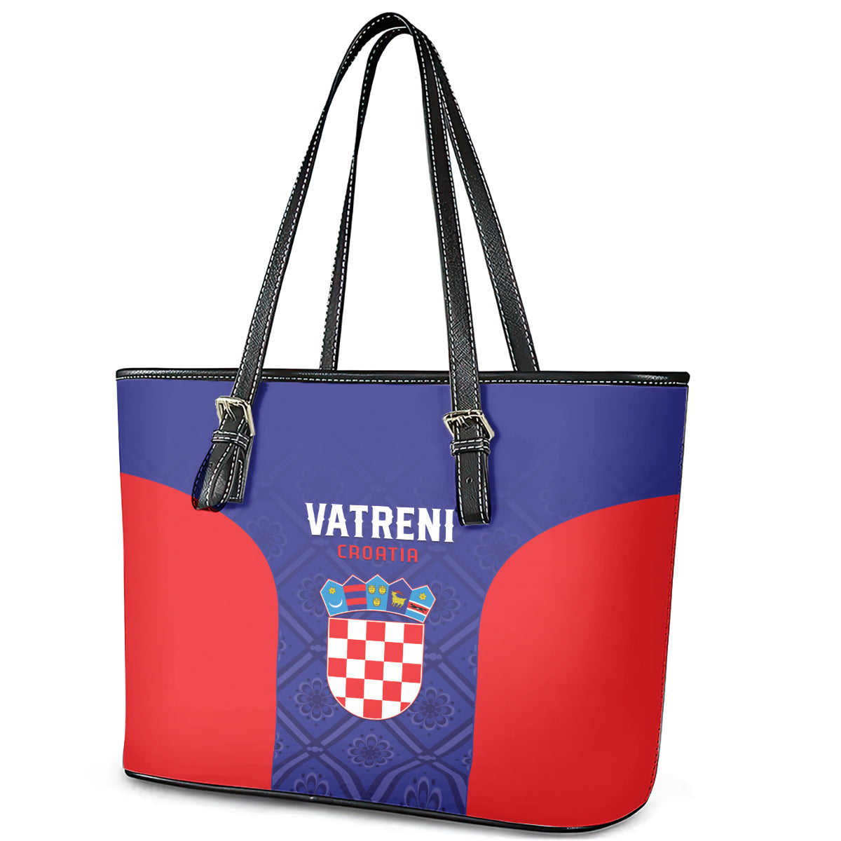 Croatia 2024 Football Leather Tote Bag Hrvatska Vatreni LT01