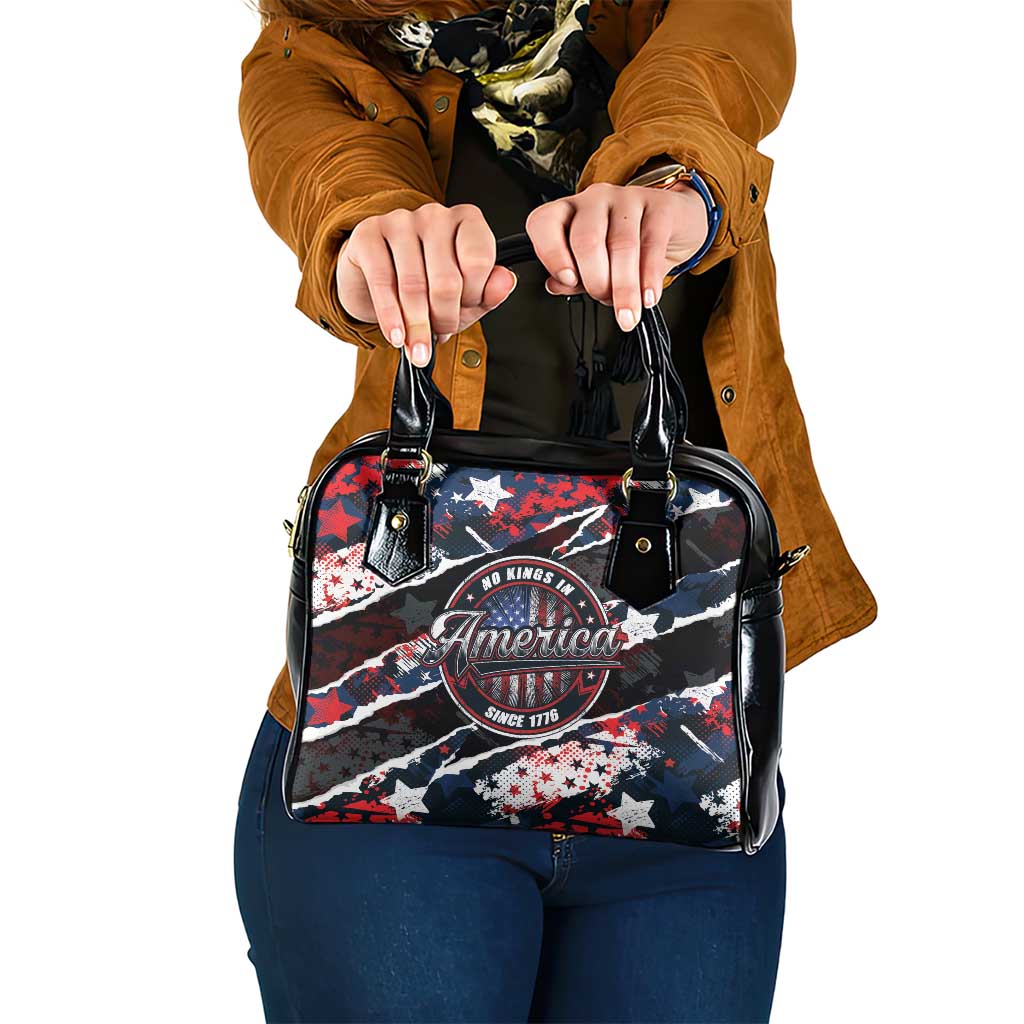 No Kings In America Since 1776 Shoulder Handbag Grunge Style LT01