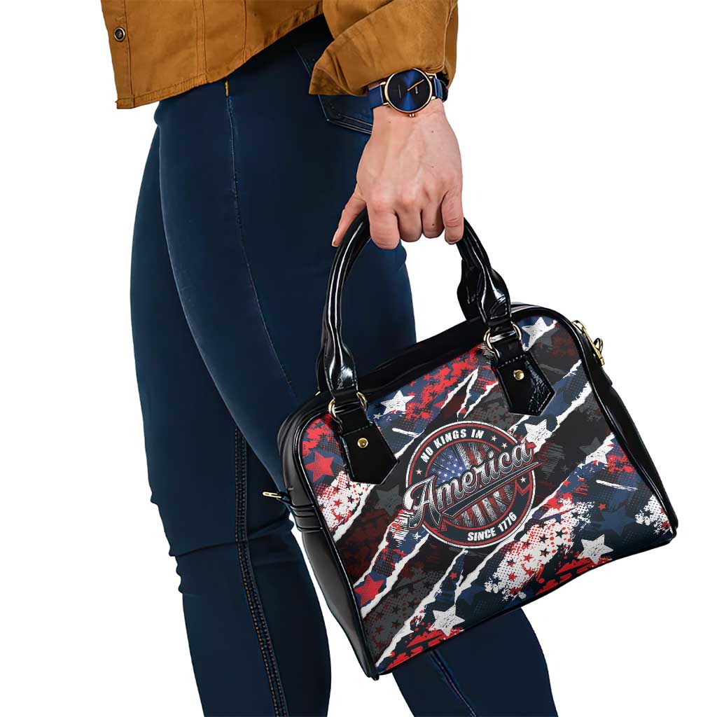 No Kings In America Since 1776 Shoulder Handbag Grunge Style LT01