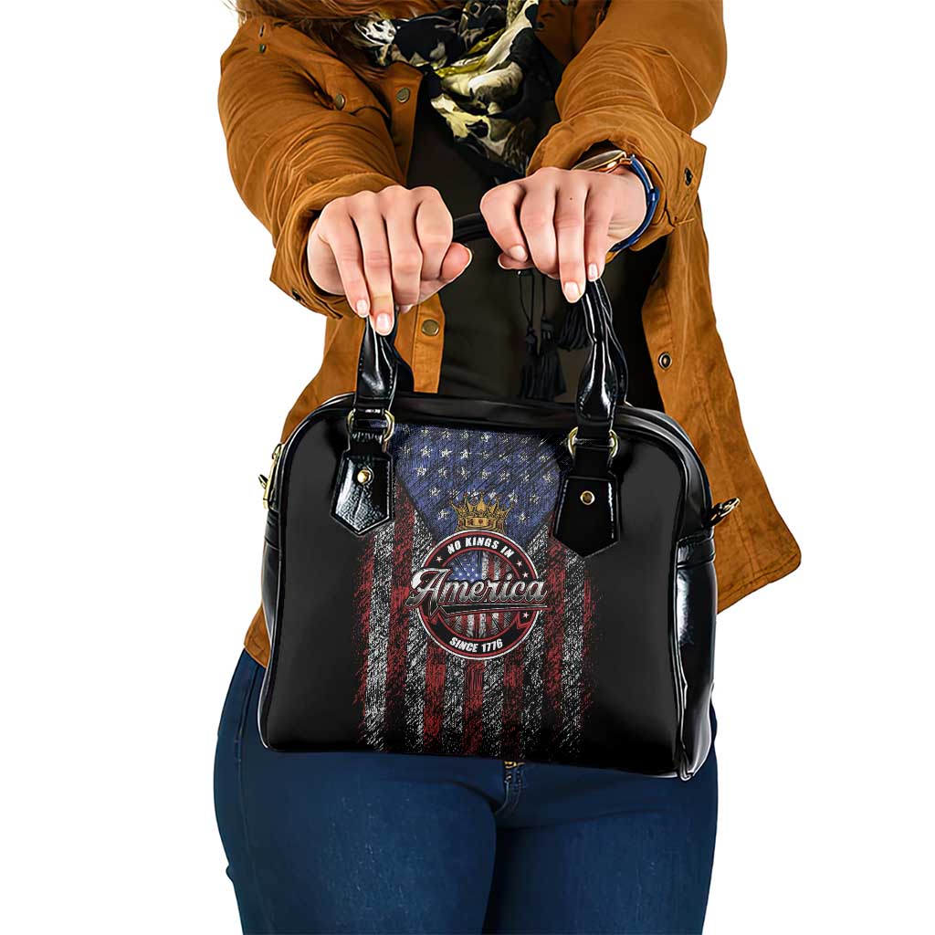 No Kings In America Since 1777 Shoulder Handbag Retro Vibe LT01