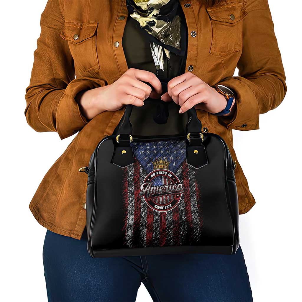No Kings In America Since 1777 Shoulder Handbag Retro Vibe LT01