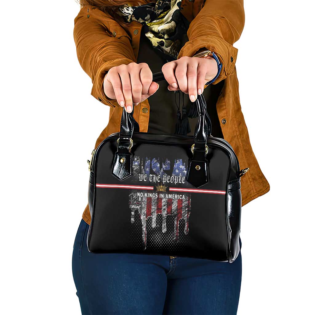 We The People Shoulder Handbag No Kings In America Since 1776 LT01