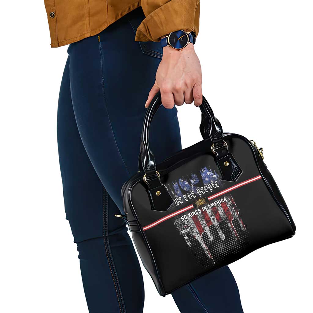 We The People Shoulder Handbag No Kings In America Since 1776 LT01