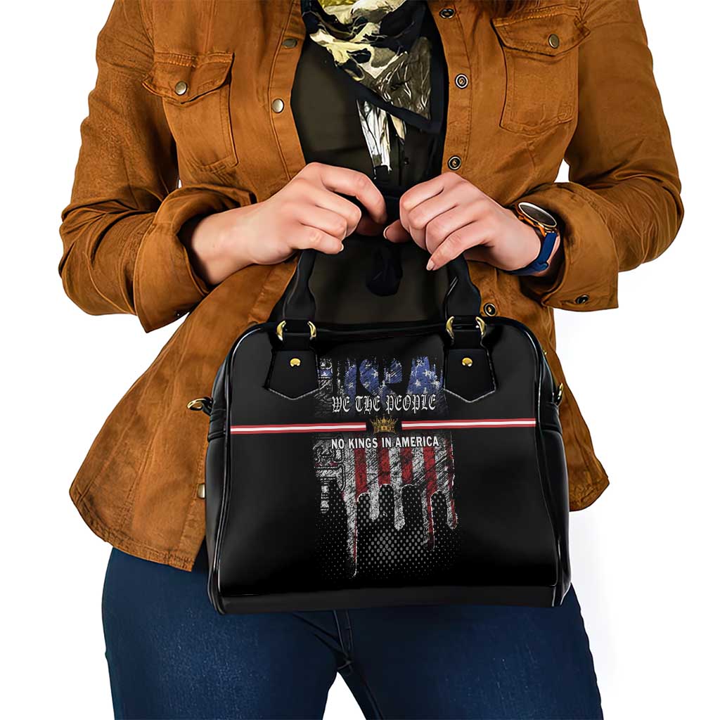 We The People Shoulder Handbag No Kings In America Since 1776 LT01
