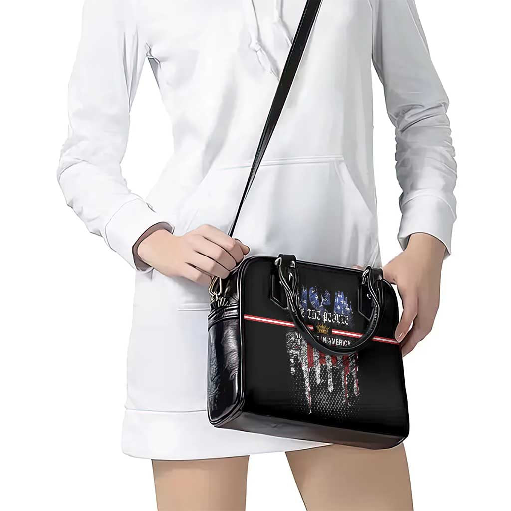 We The People Shoulder Handbag No Kings In America Since 1776 LT01