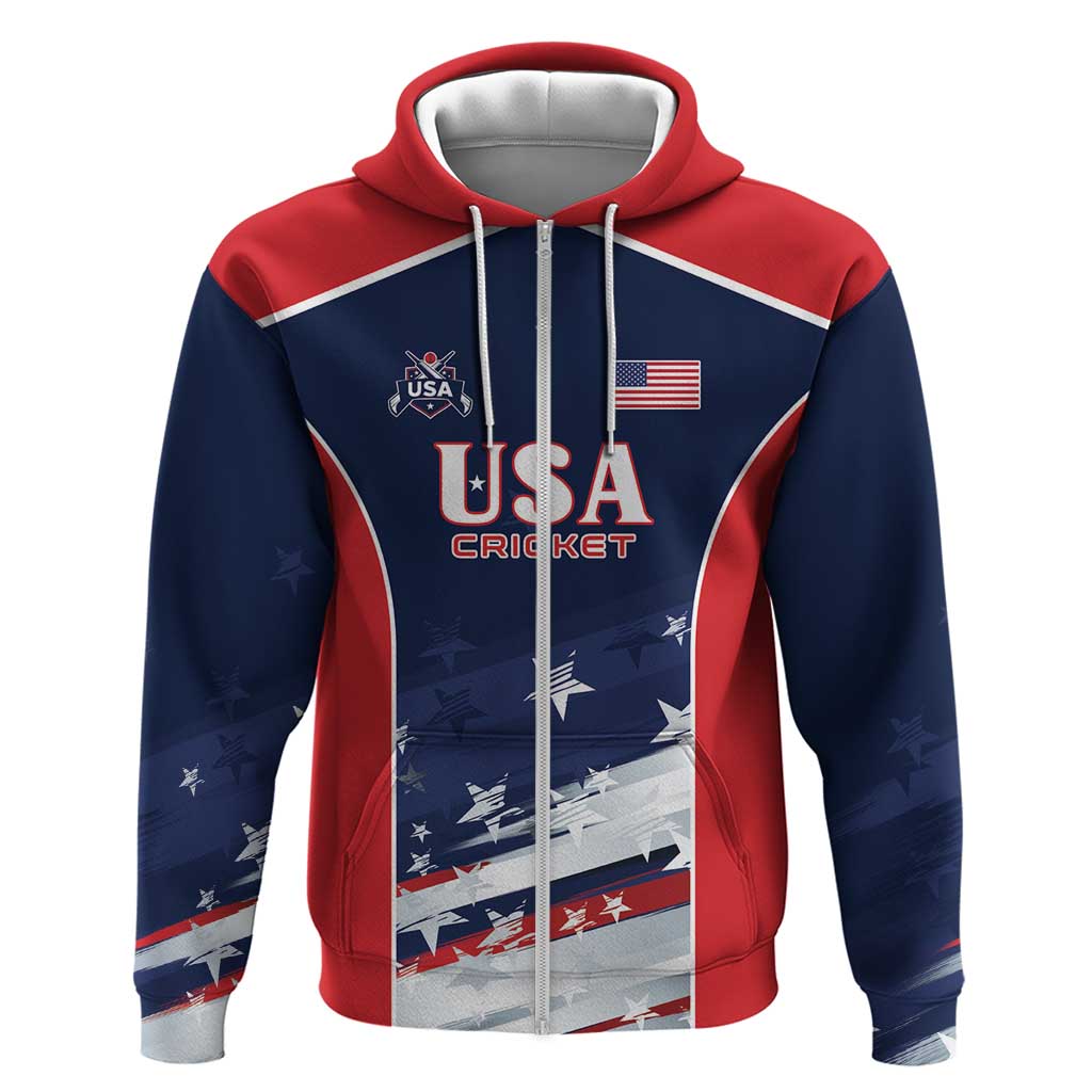 Custom USA Cricket Hoodie US Team Play Bold Play Proud LT01