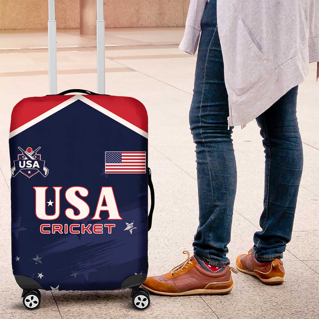 USA Cricket Luggage Cover US Team Play Bold Play Proud LT01