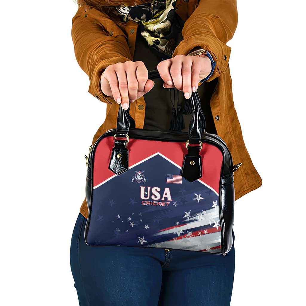 USA Cricket Shoulder Handbag US Team Play Bold Play Proud LT01