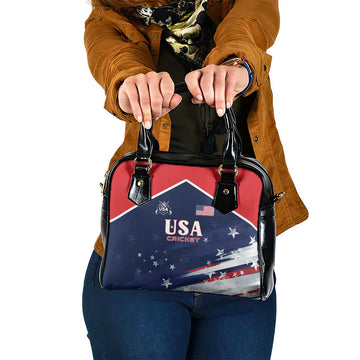 USA Cricket Shoulder Handbag US Team Play Bold Play Proud LT01
