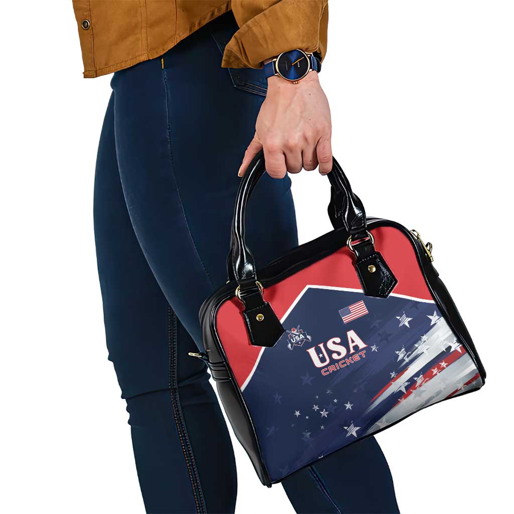 USA Cricket Shoulder Handbag US Team Play Bold Play Proud LT01