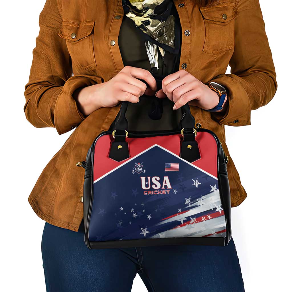 USA Cricket Shoulder Handbag US Team Play Bold Play Proud LT01