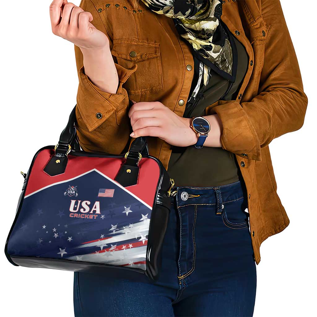 USA Cricket Shoulder Handbag US Team Play Bold Play Proud LT01