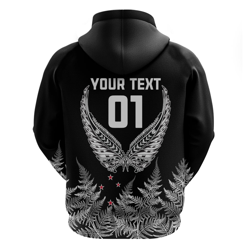 Custom New Zealand Rugby Hoodie NZ Opango Forever Silver Fern Heart LT01