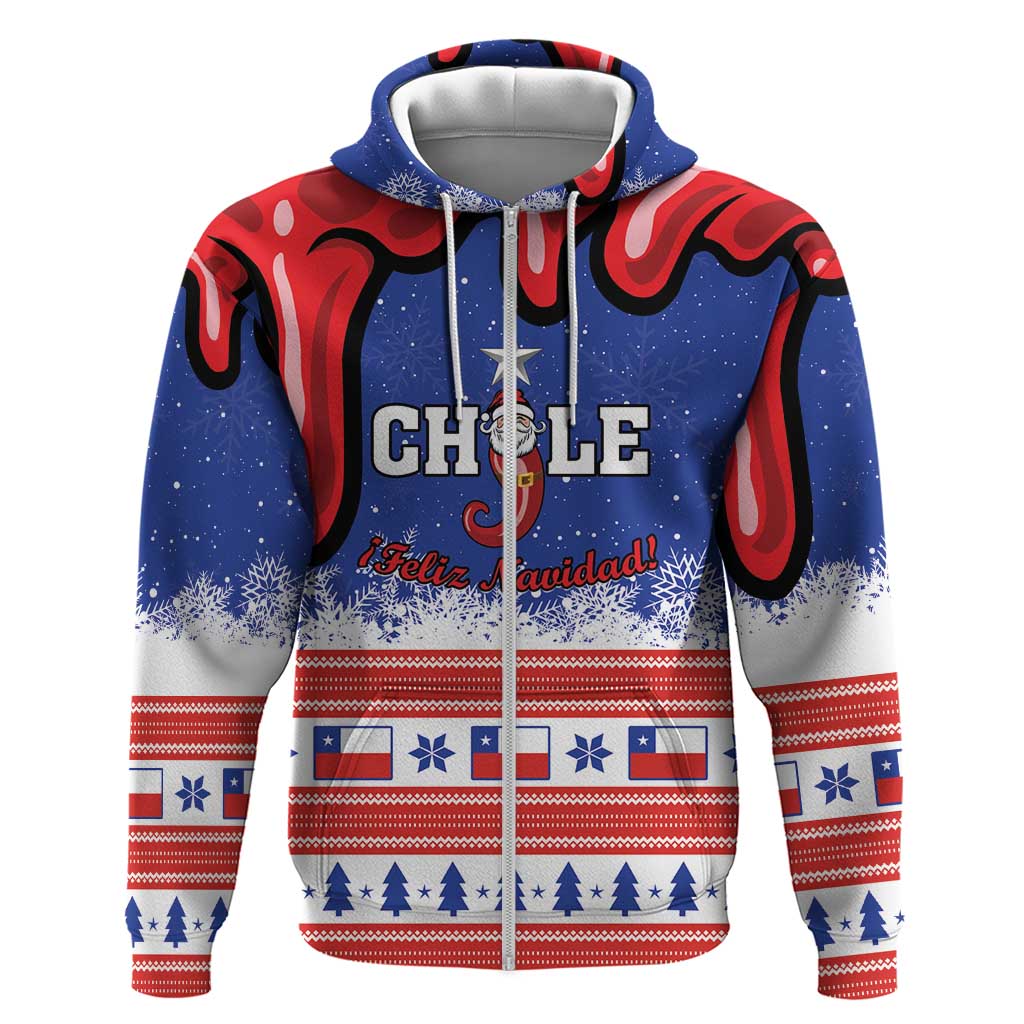 Personalized Feliz Navidad Chile Santa Claus Hoodie Chilli Christmas LT01