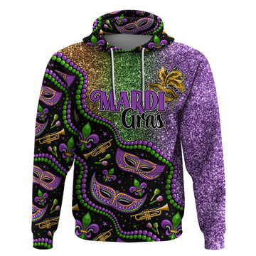 Mardi Gras Hoodie Colorful Style LT01