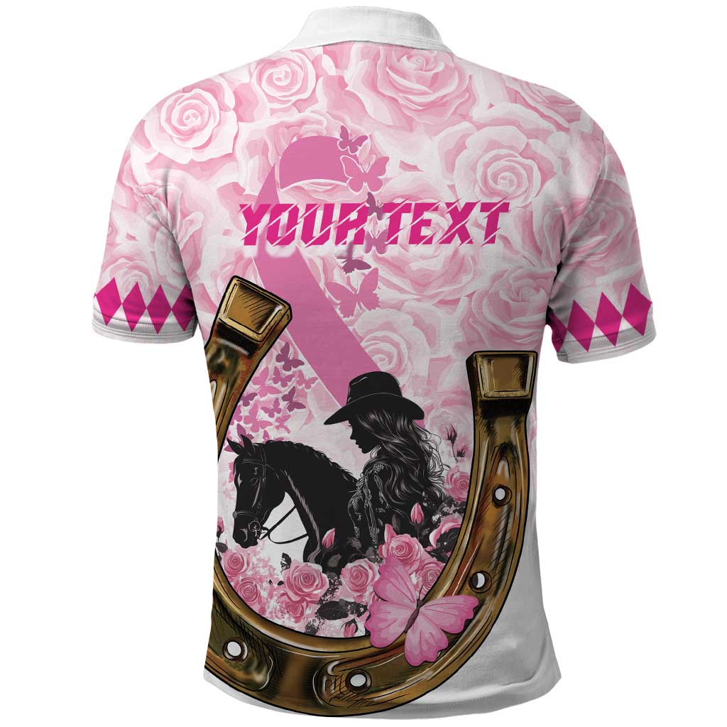 Personalized Kentucky Survivors Polo Shirt Horse Derby Lady Pink Roses LT01