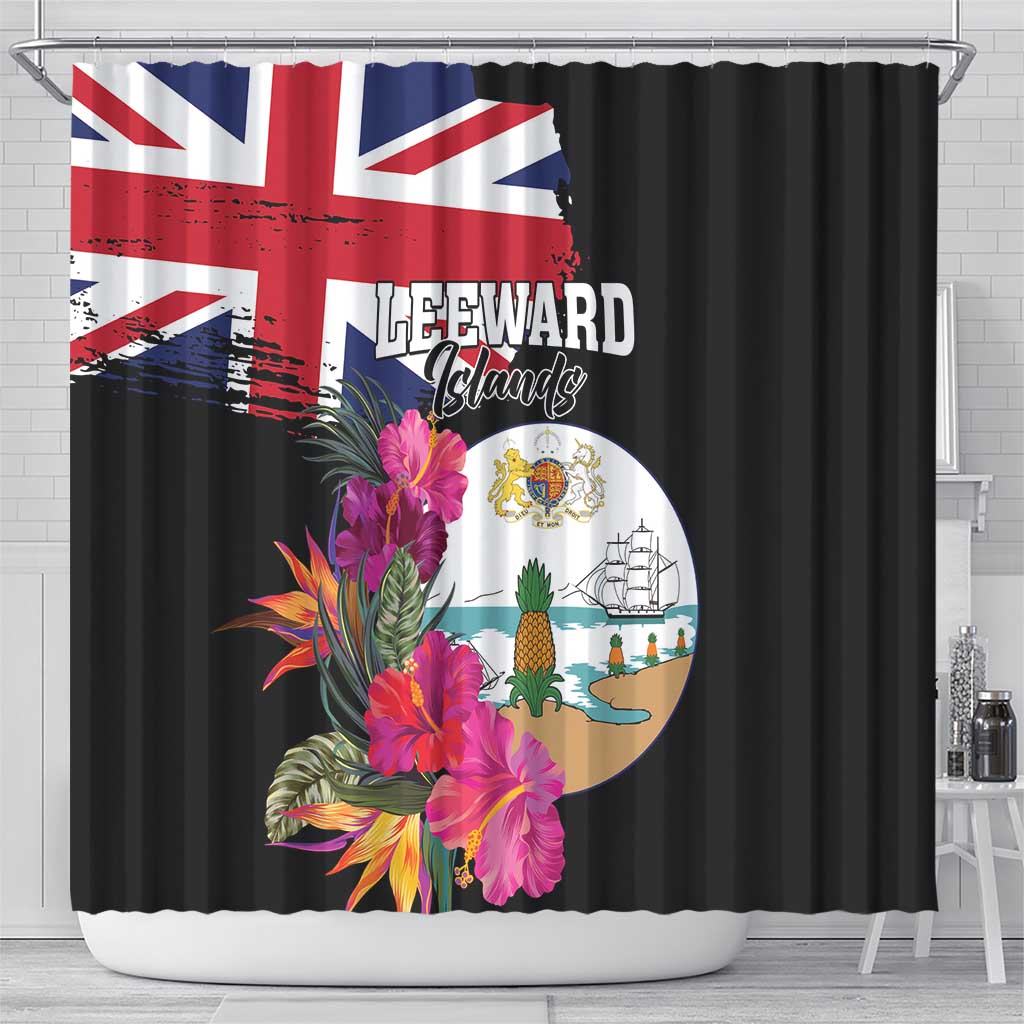 Bonaire Shower Curtain Boneiru Coat of Arms LT01