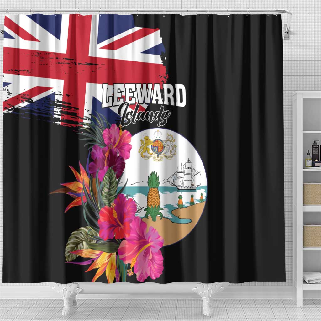 Bonaire Shower Curtain Boneiru Coat of Arms LT01