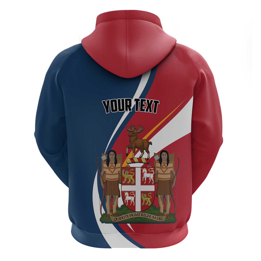 Personalized Canada Newfoundland and Labrador Province Hoodie Quaerite prime regnum Dei LT01
