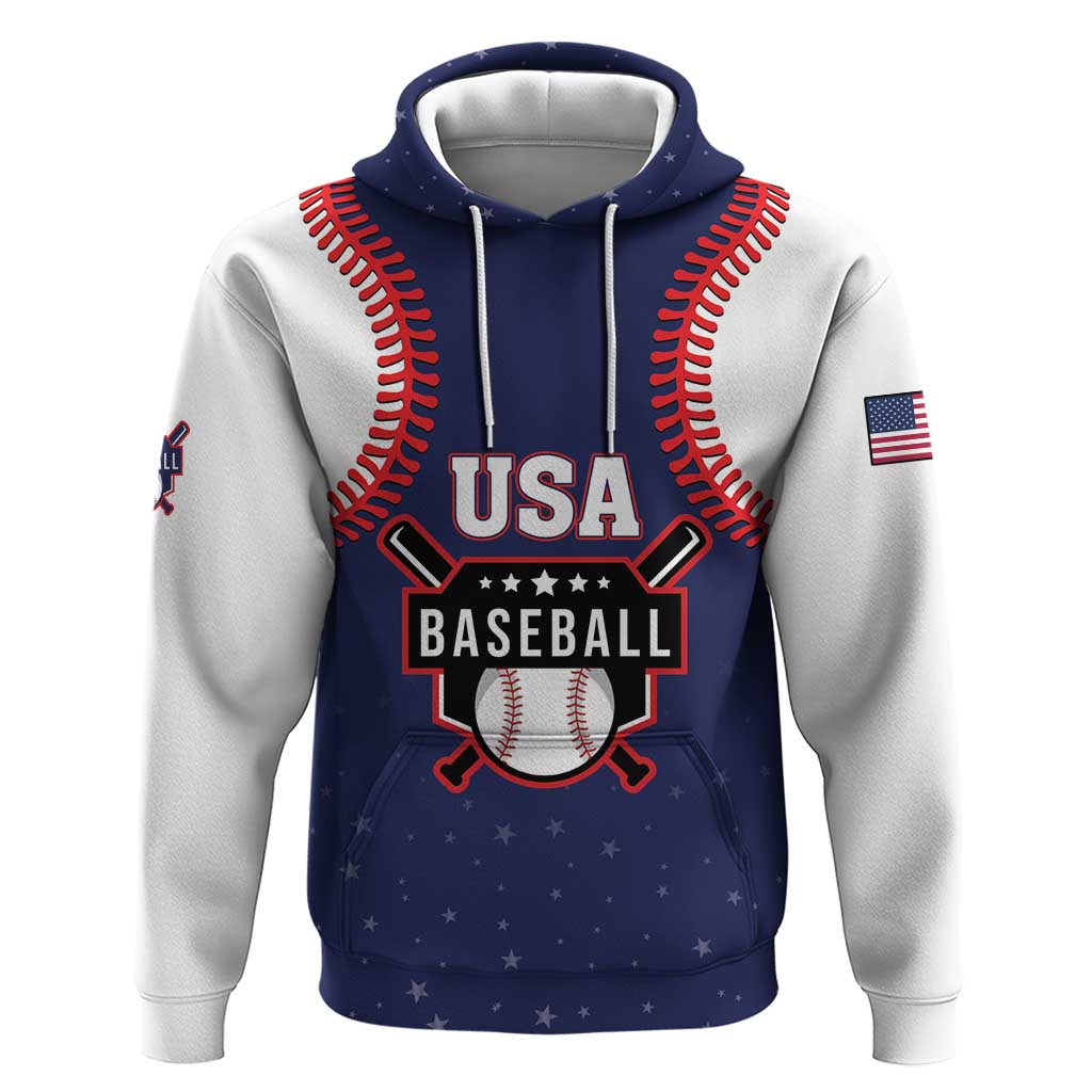 Custom USA 2025 Baseball Hoodie United States Team For Glory LT01