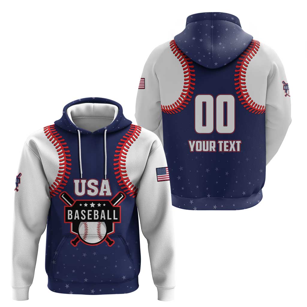 Custom USA 2025 Baseball Hoodie United States Team For Glory LT01