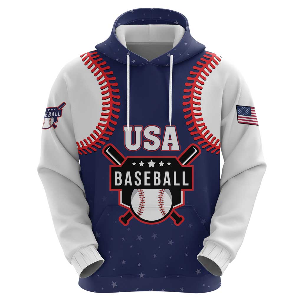 Custom USA 2025 Baseball Hoodie United States Team For Glory LT01
