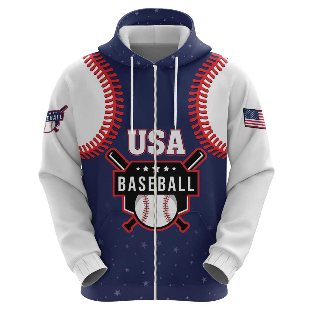 Custom USA 2025 Baseball Hoodie United States Team For Glory LT01