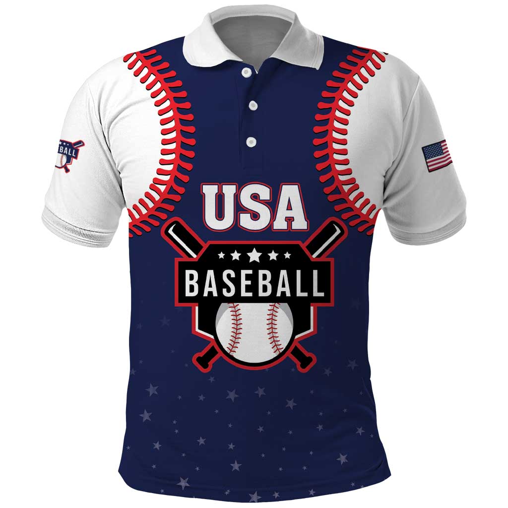 Custom USA 2025 Baseball Polo Shirt United States Team For Glory LT01