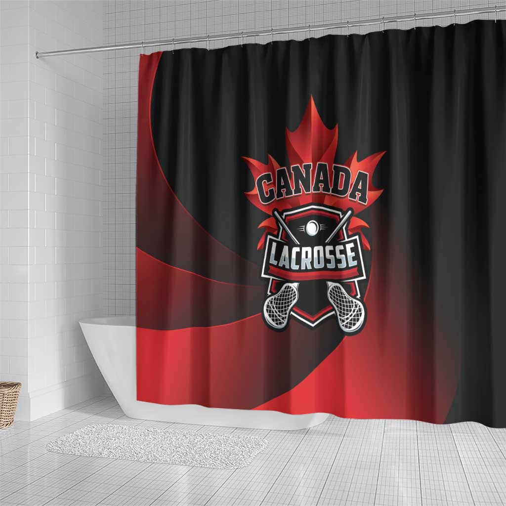 Canada Lacrosse 2025 Shower Curtain Our Country and Our Game LT01