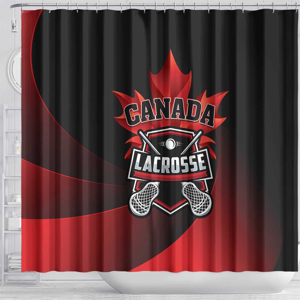 Canada Lacrosse 2025 Shower Curtain Our Country and Our Game LT01