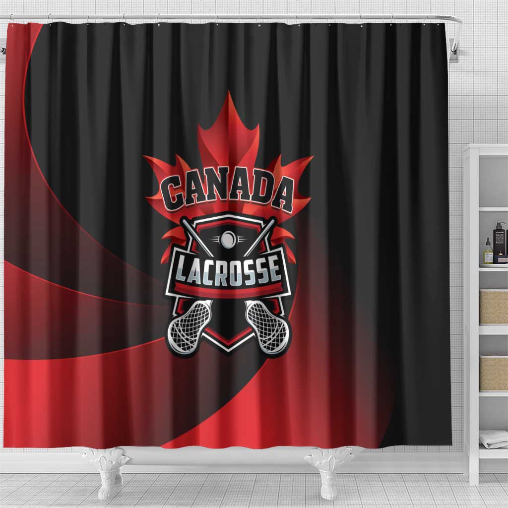 Canada Lacrosse 2025 Shower Curtain Our Country and Our Game LT01