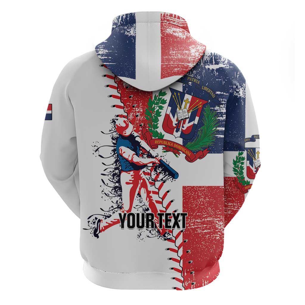 Personalized Baseball Dominican Republic Hoodie Come On Team DR Grunge Style LT01