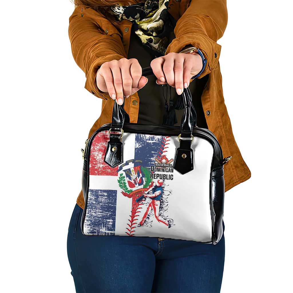 Baseball Dominican Republic Shoulder Handbag Come On Team DR Grunge Style LT01