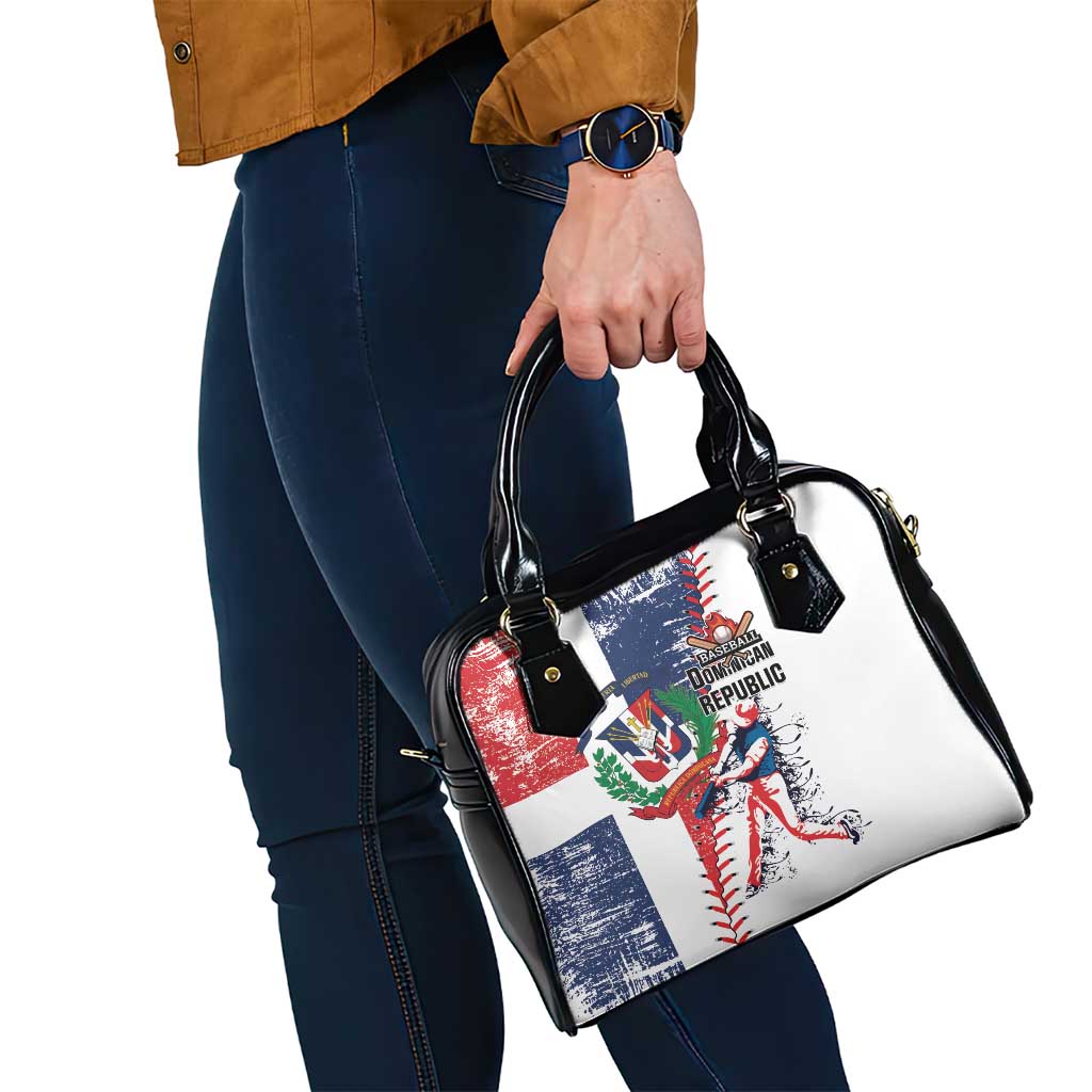 Baseball Dominican Republic Shoulder Handbag Come On Team DR Grunge Style LT01